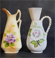 Two Porcelain Pitcher/Vases