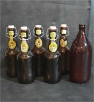 Grolsch Lager Beer Bottles