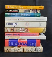 Ten Various Cookbooks