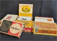 Various Cigar Boxes with some Singles