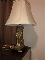 Gold Lion Decorator Lamp