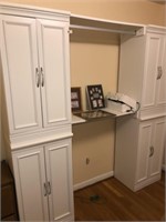 Storage Cabinets W/ Clothes Bar