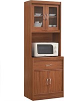 Hodedah Long Standing Kitchen Cabinet