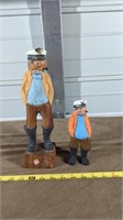 WOODEN CAPTAIN CARVINGS