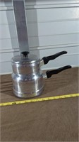 MIRRO ALUMINUM DOUBLE BOILER