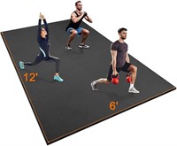 EXTRA LARGE EXERCISE MAT 12' X6'X7MM WORKOUT $287