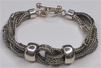 Sterling Designer Ilaria Knot Bracelet