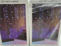 NEW 2 West & Arrow Curtain Lights
