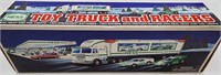 Vintage Hess Toy Truck and Racers