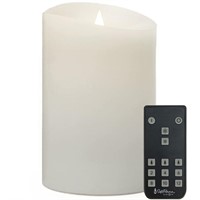 MOVING FLAMELESS PILLAR CANDLE 4 X 6 IN
