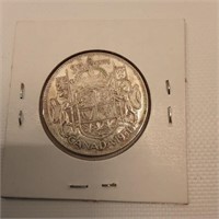 1951 Canada 50 cent piece