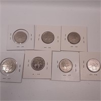 1973 Canada 25 cent mountie quarters