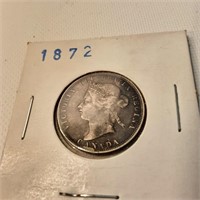 1872H Canada 25 cent