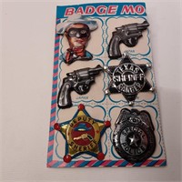 Lone Ranger Tin badges