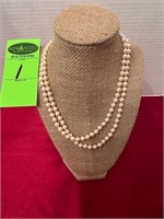 18" Long String of Simulated Pearls