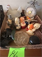 Vintage Candles, Hen on a Nest, Glass Frog