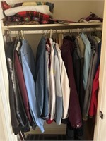 Closet full of Mens & LadiesJackets, Blankets