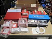 Assorted Fire Alarm Parts Control Panel / Strobes