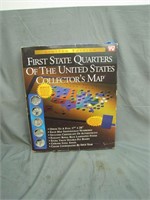 New Limited Edition State Quarters Display Map