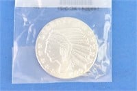 Incuse Indian 2oz Silver Round