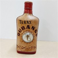 Vintage Tequila Bottle Leather Durango Scorpion