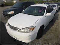 2002 TOYOTA CAMRY ABANDONED PAPERWORK