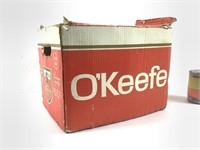 Boîte O'Keefe vintage 1989 en carton