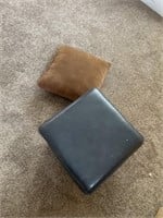 Pillow and small ottoman