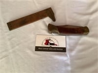 Craftsman pocket knife and vintage tool