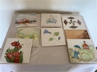 Betty Volz hand painted trivets