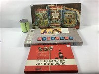 3 Jeux de table vintage dont Coup d'État