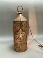 Copper Pierced Tin Masonic Lantern