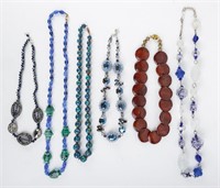 Vintage Stone, Agate and Crystal Necklaces