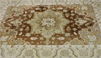 100% Wool India House Oriental Carpet 8' x 10' 6"