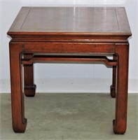 Vintage Mahogany Square Side Table