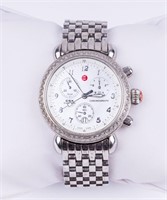 Michele Designer Diamond Chronograph Watch