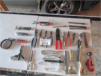 Assorted Pliers, Gear Puller, Allan Wrenches