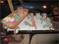 Antique Metal Toys & Hiawatha Super Wagon