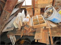 Misc. Wood, Dowling, Birdhouses, Miter Boxes