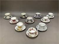 Assorted Teacups and Saucers
