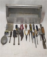 Tool Caddy with Hand Tools