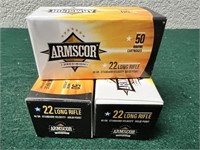 Ammo - 22 LR - Armscor 40gr - 3 Boxes