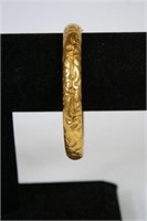 Antique Victorian Gold Filled Bangle Bracelet