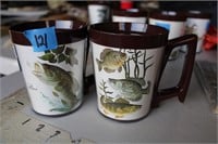 Vintage Fishing Mugs