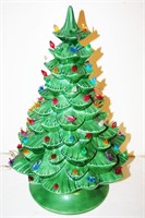 Lighted Ceramic Christmas Tree w/ Lights - Small