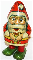 J.Chein & Co. Tin Litho Wind-up Father Christmas