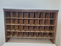 Antique Local Post Office Cubby Hole Sorter