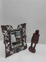 Indian Scout R. Wetherbee Jr Statue & Mirror