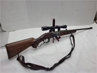 Savage Rifle Lever Action Gun  308 Scope no Clip