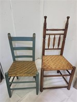 2 Nice Primitive Chairs